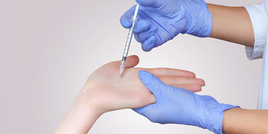 تزریق بوتاکس جهت کاهش تعریق